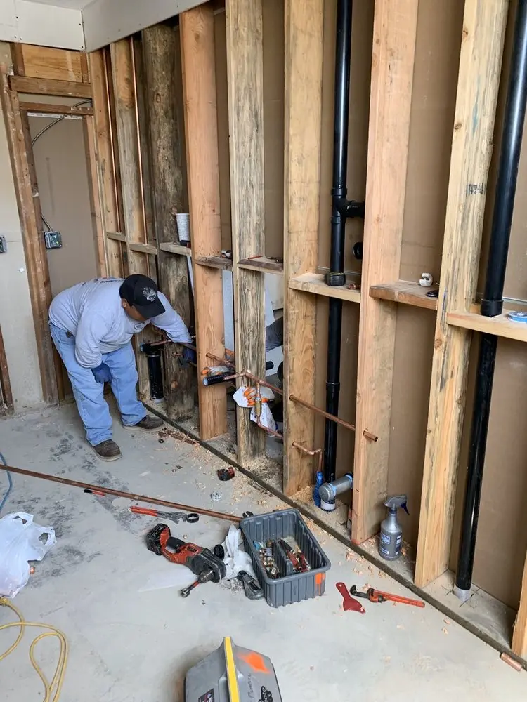 Commercial rough-in plumbing for Gas Line Repair in Willmar